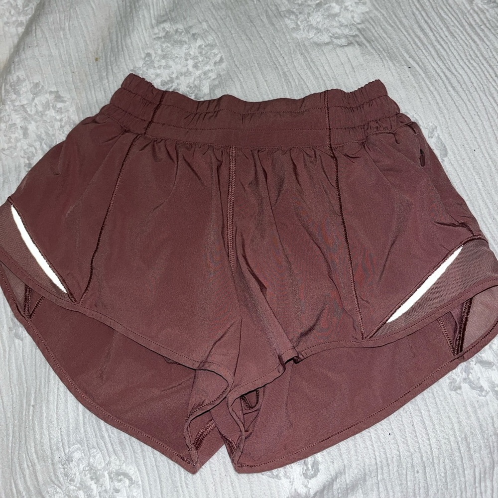 lululemon athletica Women's Athletic Shorts - pink/maroon